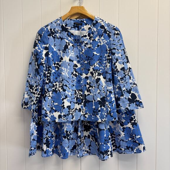 Rafaella Studio Womens Quiet Luxury Cottage Linen Skirt Top Set Size 6 Old Money - Picture 1 of 12